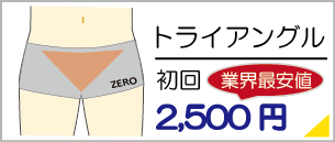 福岡県行橋でVライン脱毛は地域最安値の初回料金2,500円