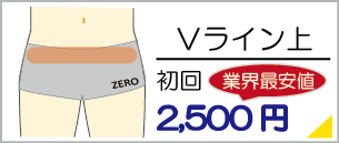 佐賀のVライン脱毛は地域最安値の初回料金2,500円からご利用いただけます。