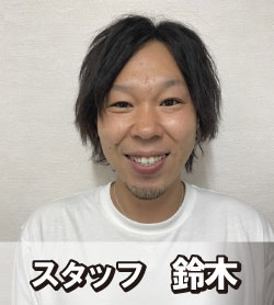 メンズサロンゼロ松阪店　店長鈴木(男性スタッフ)